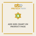 ADD SIZE CHART ON PRODUCT PAGE
