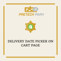 DELIVERY DATE PICKER ON CART PAGE