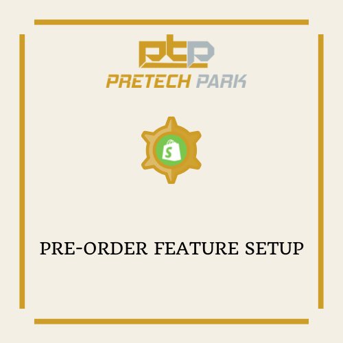 PRE-ORDER FEATURE SETUP