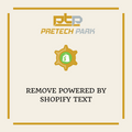 REMOVE POWERED BY SHOPIFY TEXT