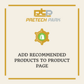 ADD RECOMMENDED PRODUCTS TO PRODUCT PAGE