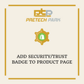 ADD SECURITY/TRUST BADGE TO PRODUCT PAGE